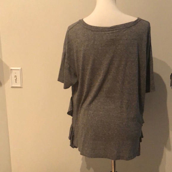 Current Elliot Ruffled Side Short Sleeve Shirt - Picture 5 of 7